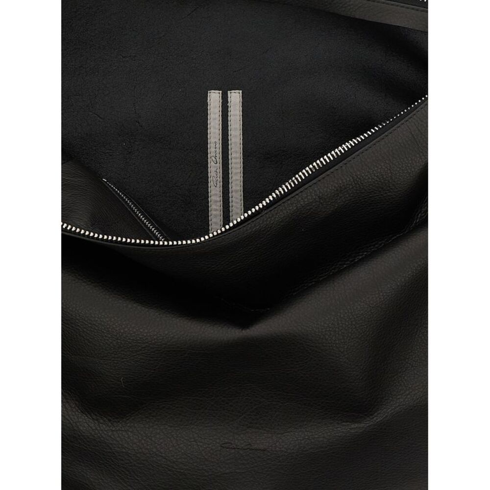 Rick Owens Black Calfskin Shoulder Women's Bag - Picture 4 of 4